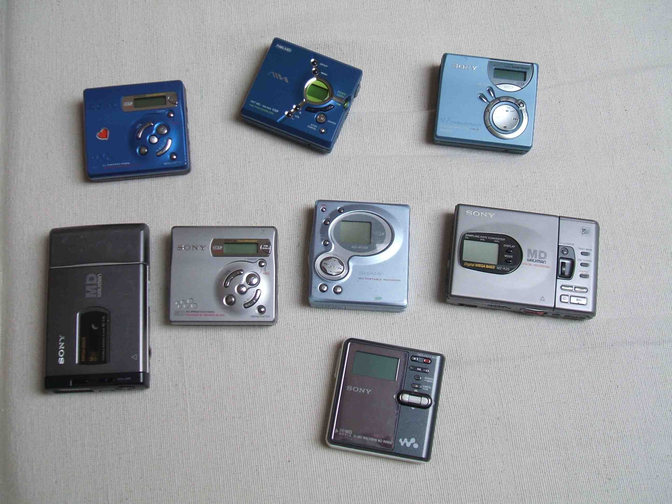 Minidisc Walkmany